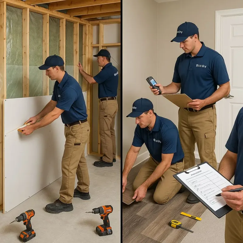 Repairs and Reconstruction process in Delaware County, NY